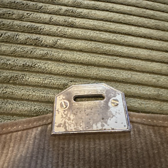 Rag & Bone Small Field Messenger Bag Purse Grey  Brown Leather Grunge Y2K
